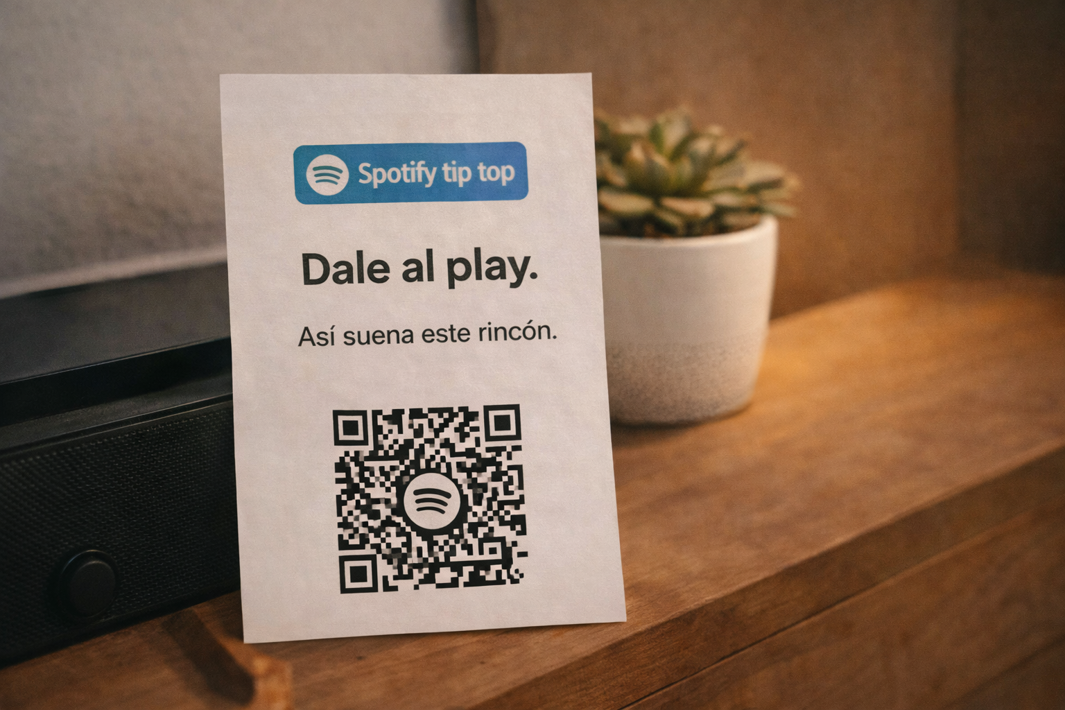 Playlist de Spotify del apartamento